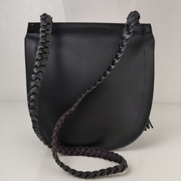 ☠️💥 BE A ROCKSTAR PUNK'S NOT DEAD MULTI COLOR VEGAN LEATHER SHOULDER BAG PURSE - Picture 6 of 10